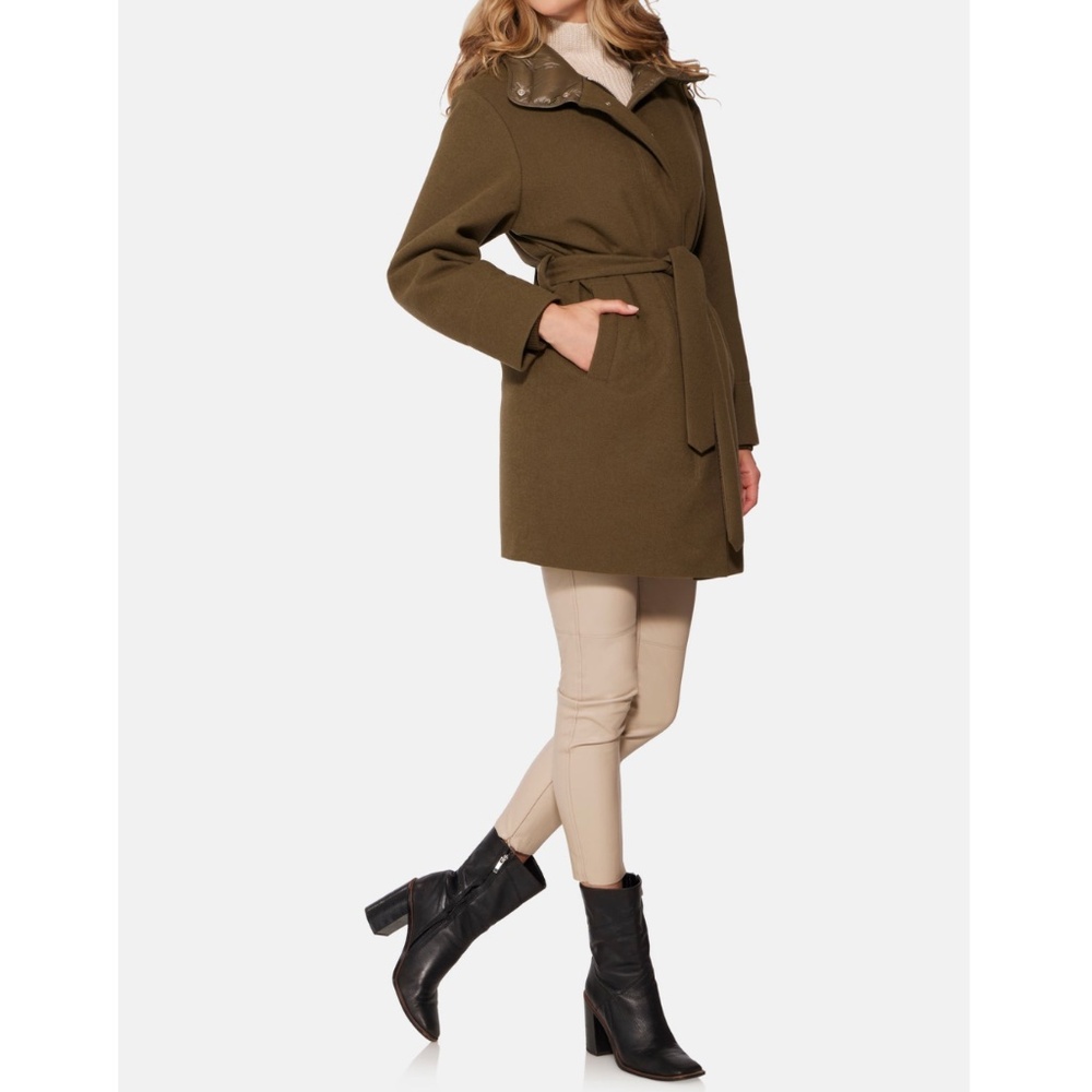 Nwt | Norwegian Wool Cashmere Wool Hooded Down Parka | Sz M — image 2 of 7